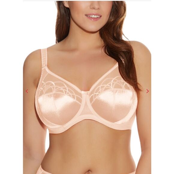 Elomi NWOT Size 34G Cate Latte Full Cup Shaping Satin Underwire Banded Bra - Picture 1 of 5